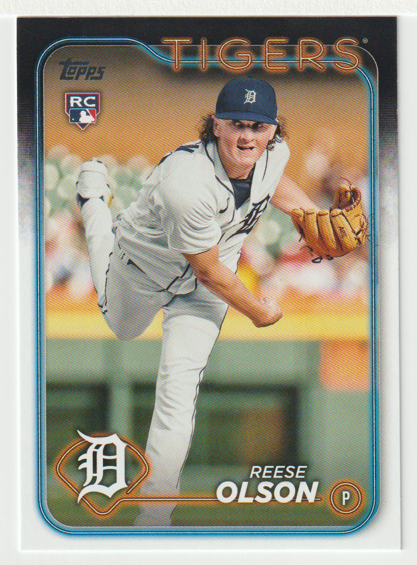Reese Olson RC - Detroit Tigers (MLB Baseball Card) 2024 Topps # 308 Mint