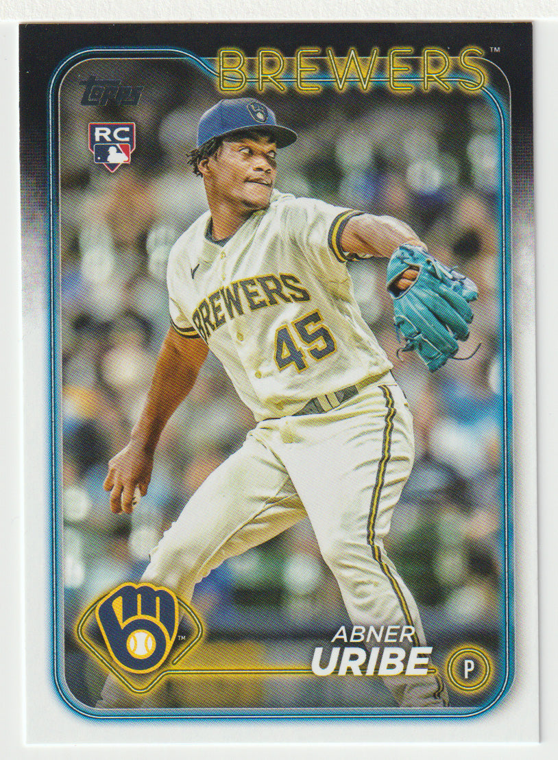 Abner Uribe RC - Milwaukee Brewers (MLB Baseball Card) 2024 Topps # 310 Mint