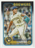 Abner Uribe RC - Milwaukee Brewers (MLB Baseball Card) 2024 Topps # 310 Mint