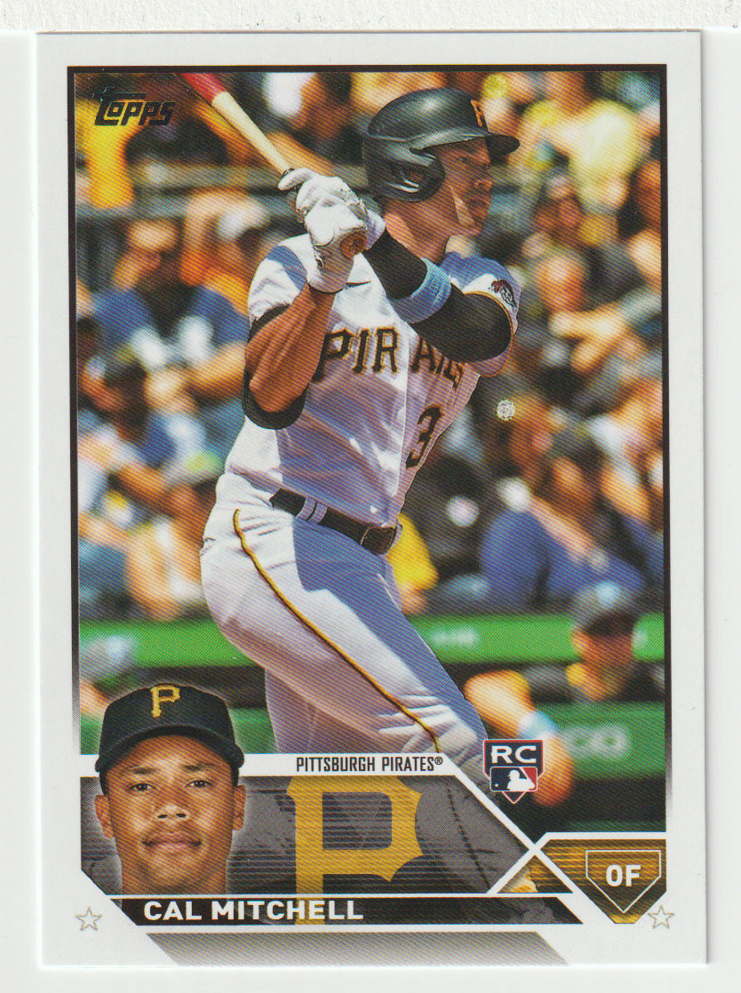 Cal Mitchell RC - Pittsburgh Pirates (MLB Baseball Card) 2023 Topps # 313 Mint