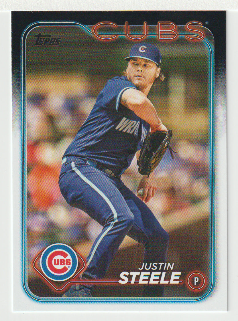 Justin Steele - Chicago Cubs (MLB Baseball Card) 2024 Topps # 318 Mint