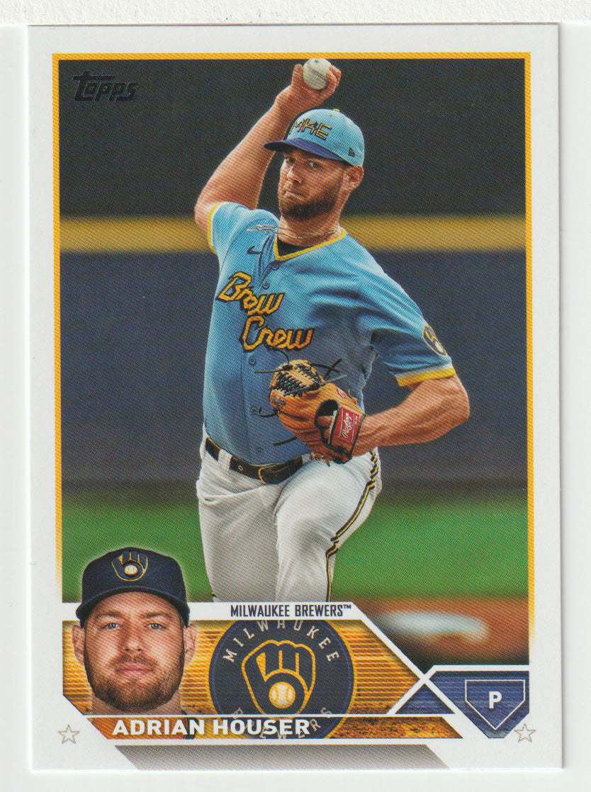 Adrian Houser - Milwaukee Brewers (MLB Baseball Card) 2023 Topps # 323 Mint