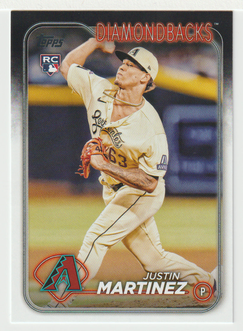 Justin Martinez RC - Arizona Diamondbacks (MLB Baseball Card) 2024 Topps # 325 Mint