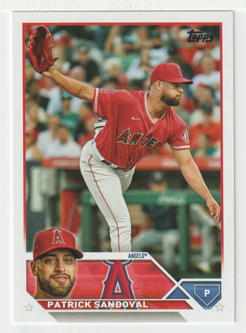 Patrick Sandoval - Los Angeles Angels (MLB Baseball Card) 2023 Topps # 327 Mint
