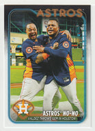 Framber Valdez - Houston Astros - No-Hitter (MLB Baseball Card) 2024 Topps # 329 Mint