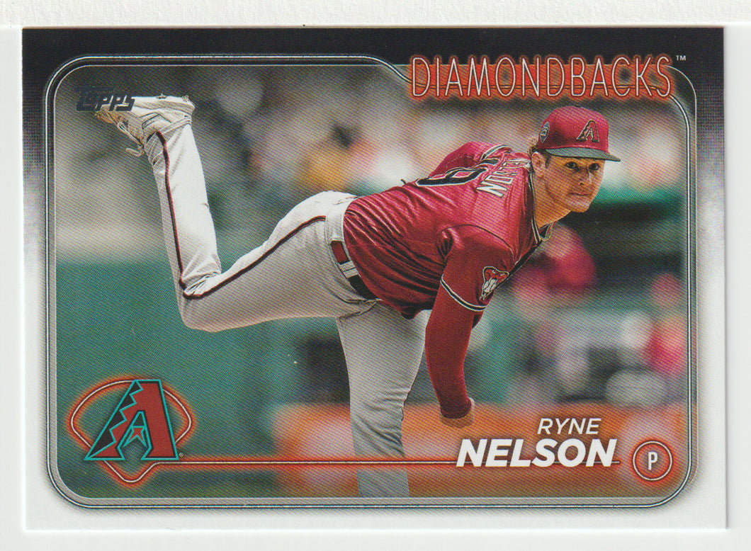 Ryne Nelson - Arizona Diamondbacks (MLB Baseball Card) 2024 Topps # 334 Mint