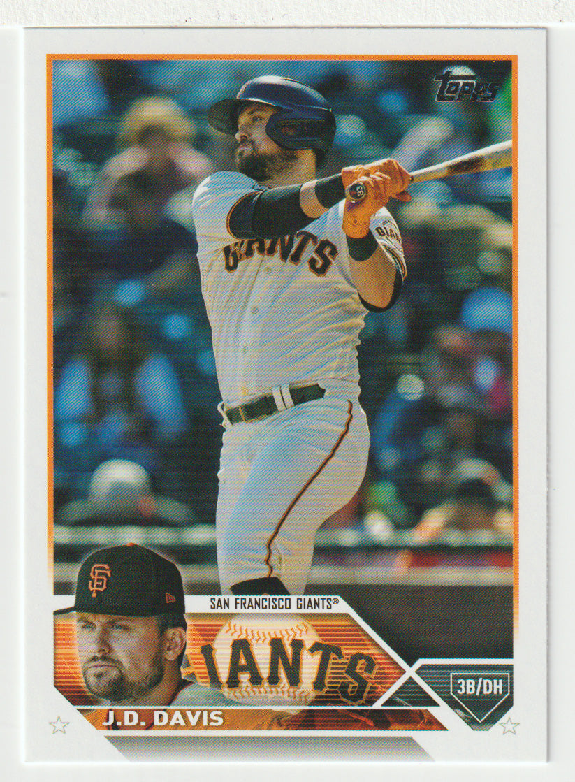 J.D. Davis - San Francisco Giants (MLB Baseball Card) 2023 Topps # 335 Mint
