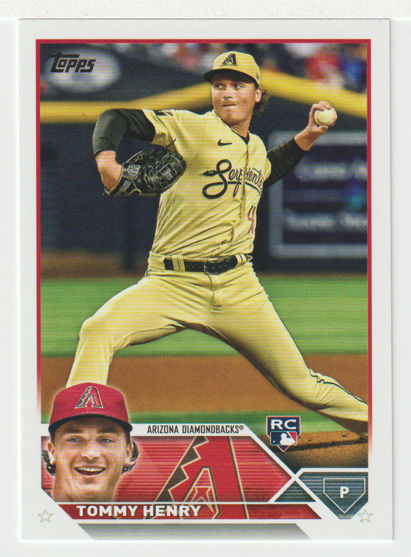 Tommy Henry RC - Arizona Diamondbacks (MLB Baseball Card) 2023 Topps # 336 Mint