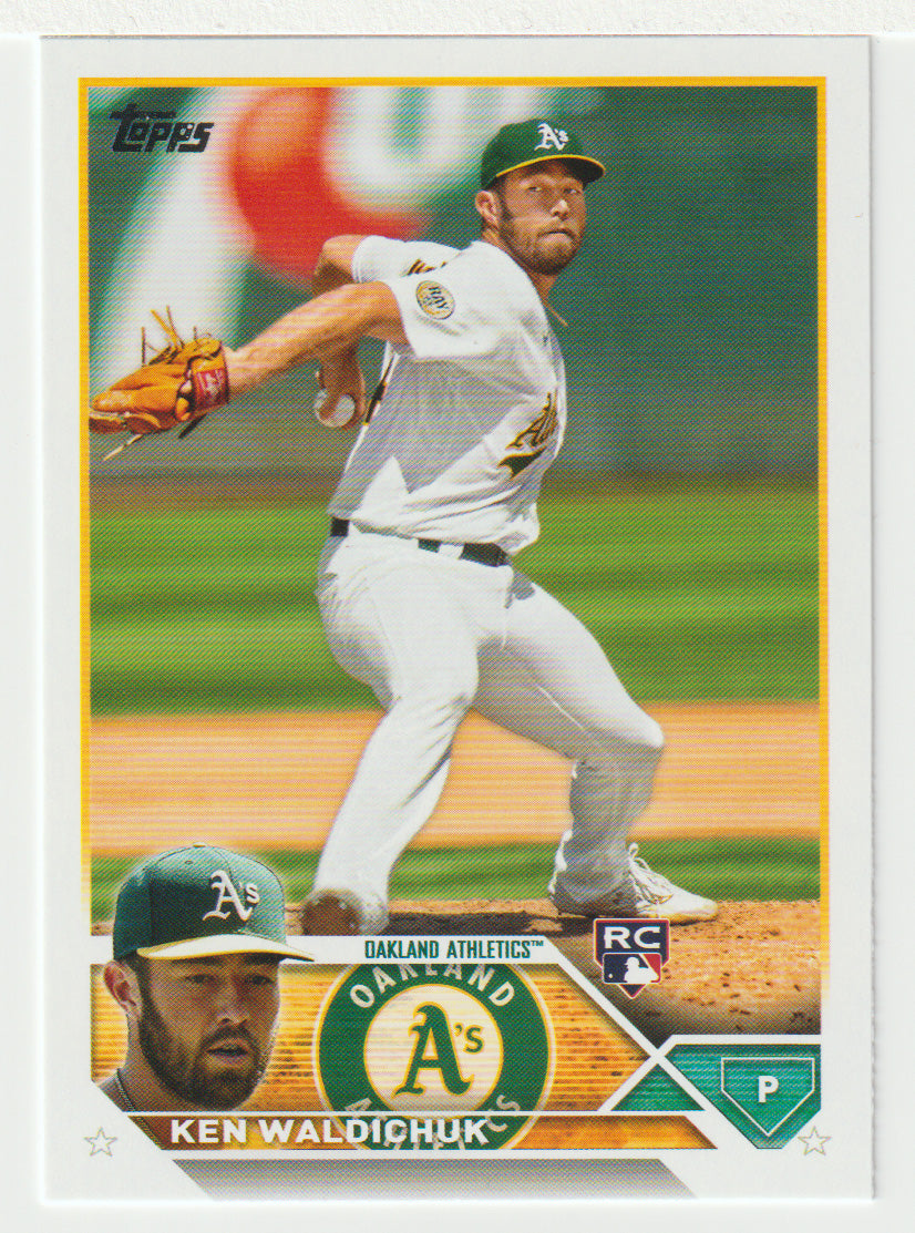 Ken Waldichuk RC - Oakland Athletics (MLB Baseball Card) 2023 Topps # 340 Mint