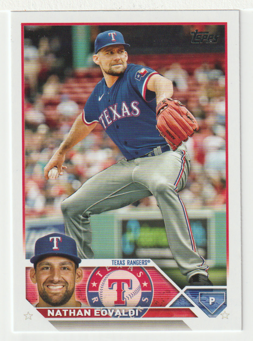Nathan Eovaldi - Texas Rangers (MLB Baseball Card) 2023 Topps # 341 Mint