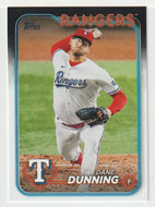 Dane Dunning - Texas Rangers (MLB Baseball Card) 2024 Topps # 348 Mint