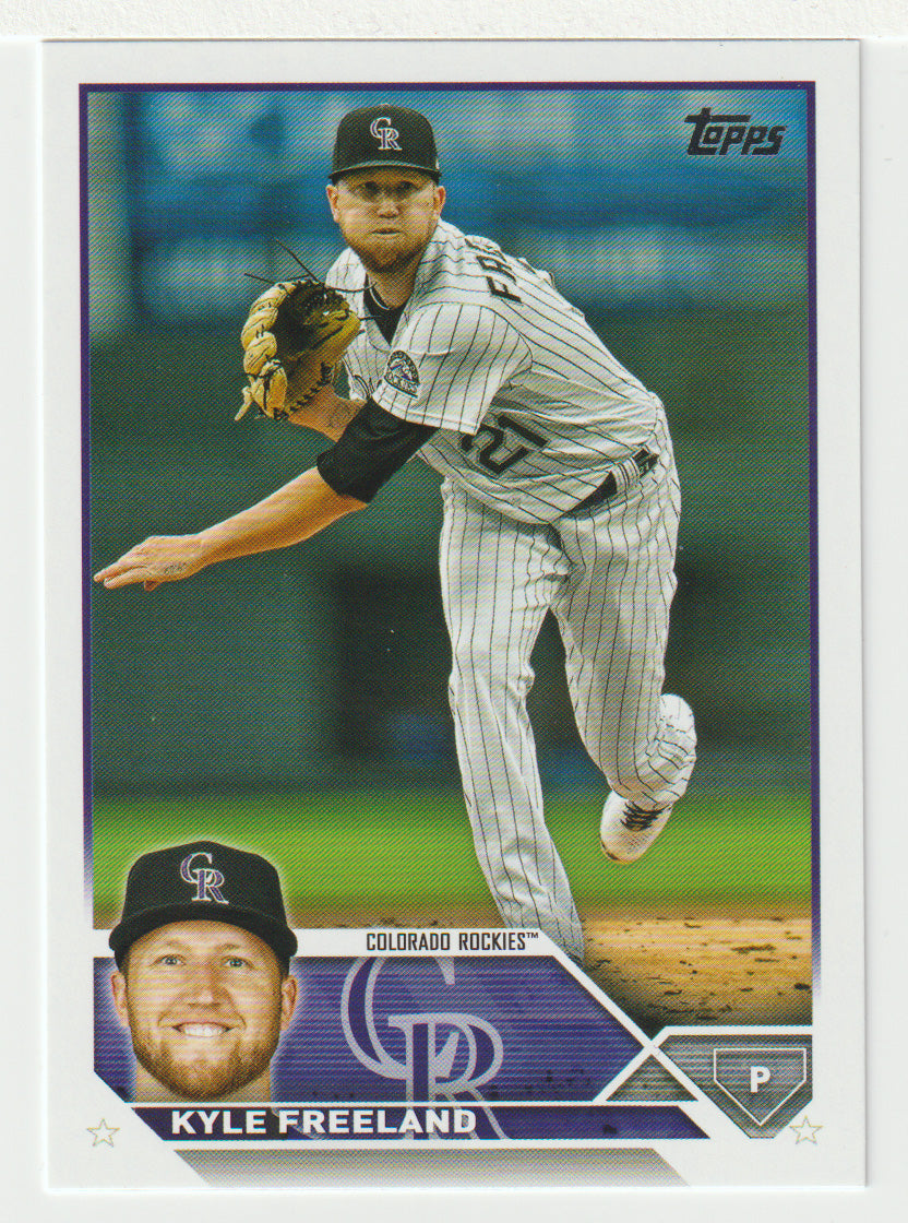 Kyle Freeland - Colorado Rockies (MLB Baseball Card) 2023 Topps # 348 Mint