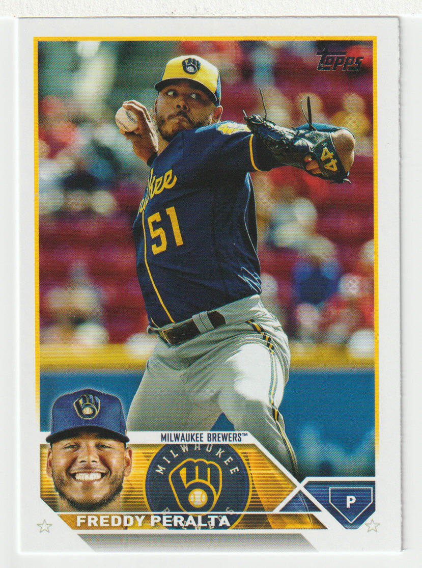 Freddy Peralta - Milwaukee Brewers (MLB Baseball Card) 2023 Topps # 353 Mint
