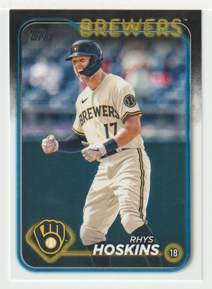 Rhys Hoskins - Milwaukee Brewers (MLB Baseball Card) 2024 Topps # 357 Mint