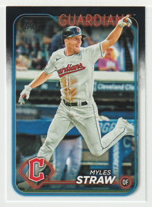 Myles Straw - Cleveland Guardians (MLB Baseball Card) 2024 Topps # 361 Mint