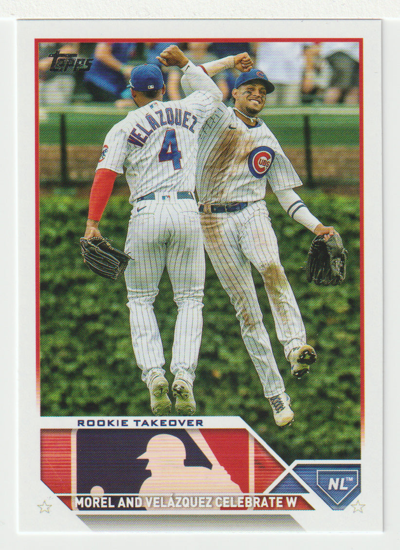 Christopher Morel - Chicago Cubs - Checklist - Rookie Takeover (MLB Baseball Card) 2023 Topps # 376 Mint