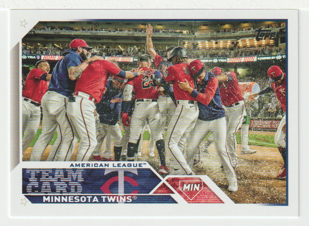 Minnesota Twins Team Card (MLB Baseball Card) 2023 Topps # 382 Mint