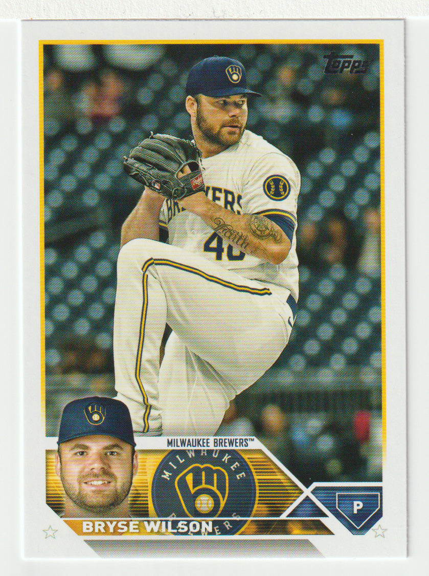 Bryse Wilson - Milwaukee Brewers (MLB Baseball Card) 2023 Topps # 383 Mint