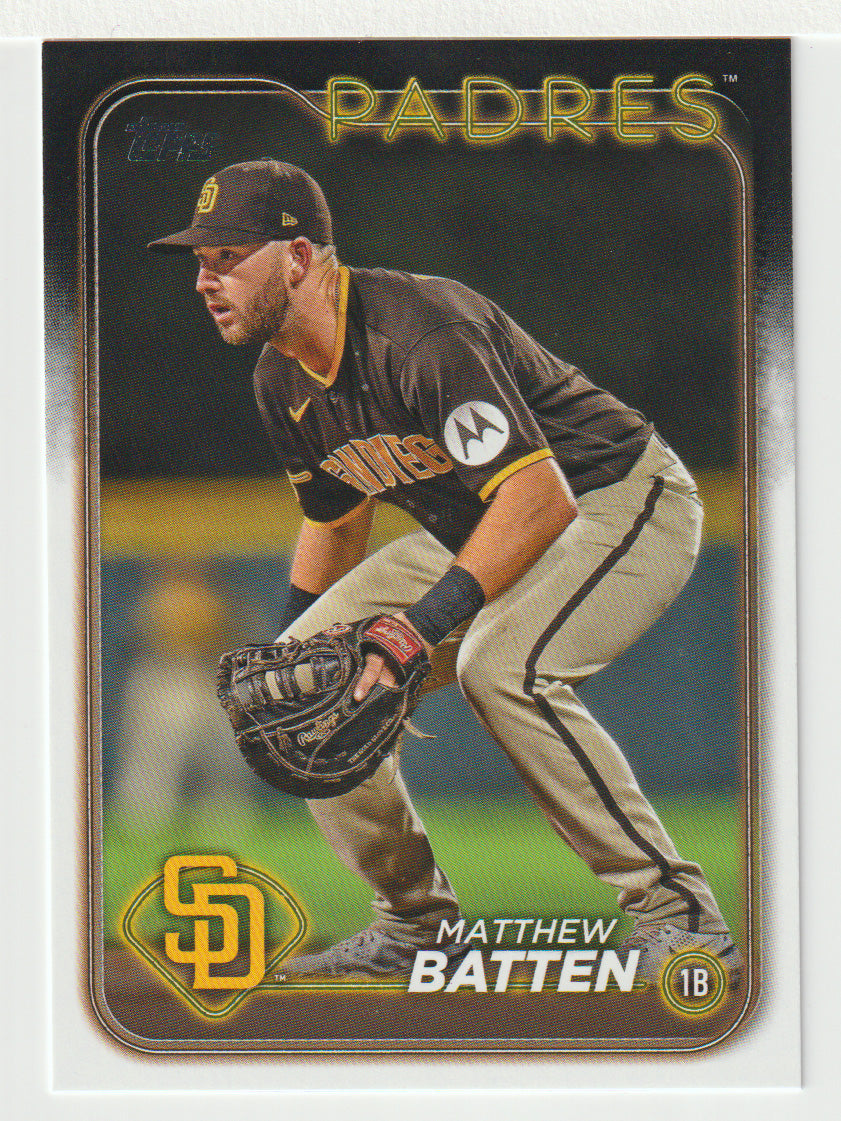 Matthew Batten - San Diego Padres (MLB Baseball Card) 2024 Topps # 384 Mint