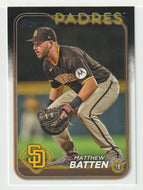Matthew Batten - San Diego Padres (MLB Baseball Card) 2024 Topps # 384 Mint
