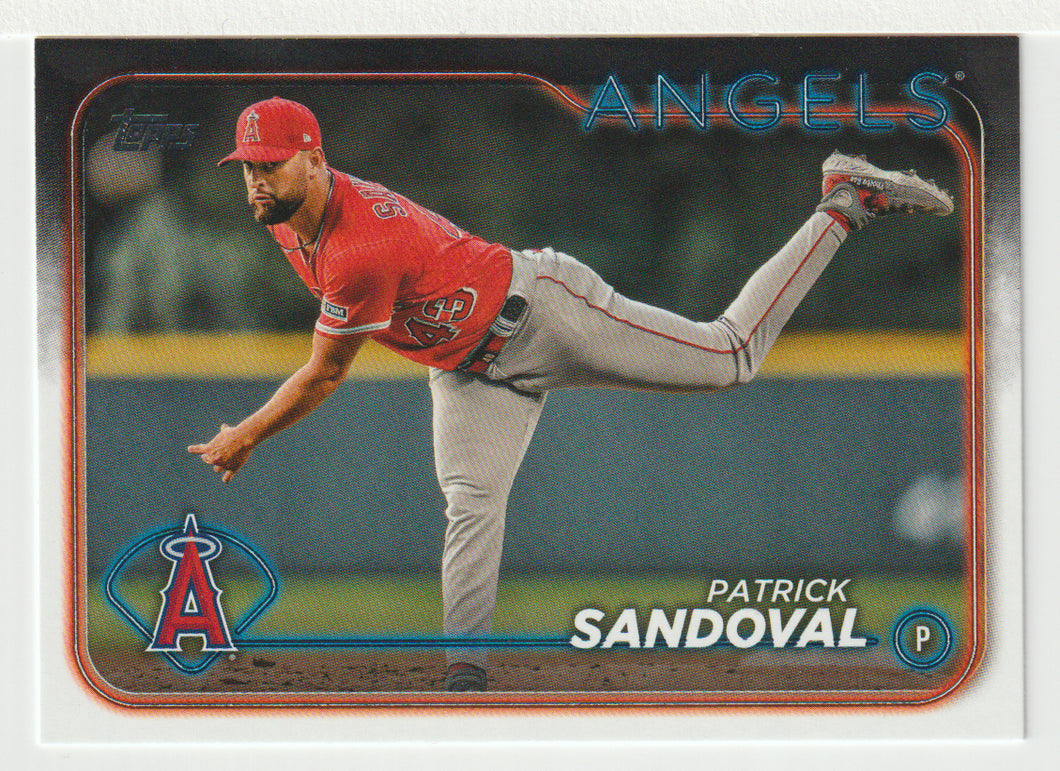 Patrick Sandoval - Los Angeles Angels (MLB Baseball Card) 2024 Topps # 388 Mint