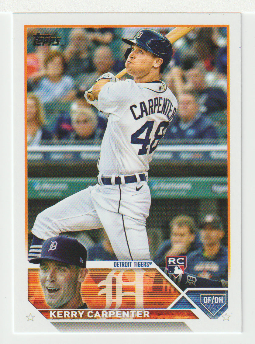 Kerry Carpenter RC - Detroit Tigers (MLB Baseball Card) 2023 Topps # 394 Mint