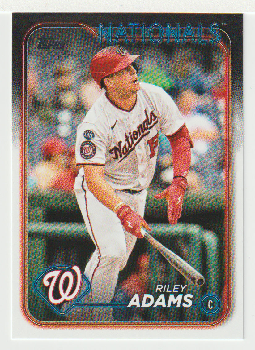 Riley Adams - Washington Nationals (MLB Baseball Card) 2024 Topps # 395 Mint