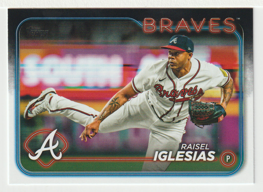 Raisel Iglesias - Atlanta Braves (MLB Baseball Card) 2024 Topps # 396 Mint