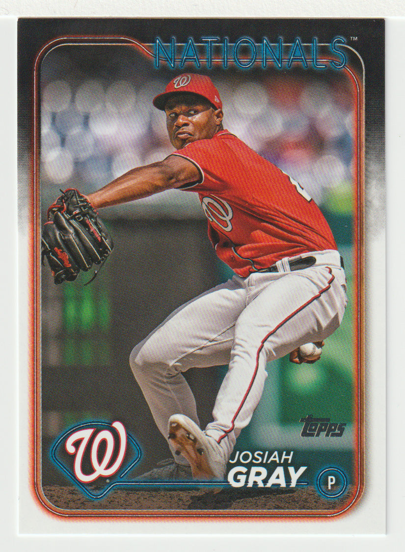 Josiah Gray - Washington Nationals (MLB Baseball Card) 2024 Topps # 402 Mint