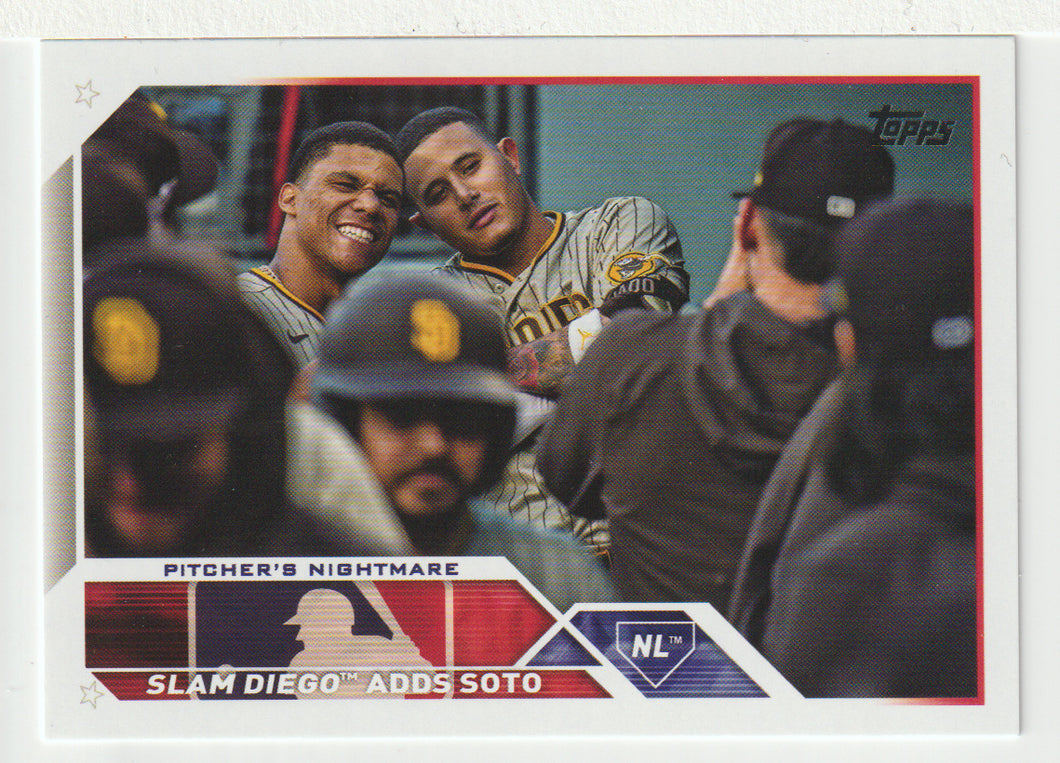 Juan Soto - San Diego Padres - Pitcher's Nightmare - Checklist (MLB Baseball Card) 2023 Topps # 405 Mint