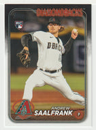 Andrew Saalfrank RC - Arizona Diamondbacks (MLB Baseball Card) 2024 Topps # 406 Mint