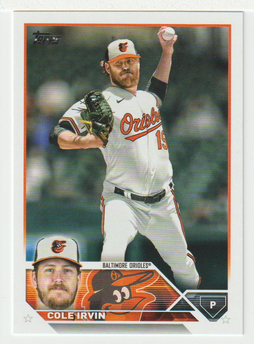 Cole Irvin - Baltimore Orioles (MLB Baseball Card) 2023 Topps # 408 Mint