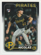 Kyle Nicolas RC - Pittsburgh Pirates (MLB Baseball Card) 2024 Topps # 408 Mint