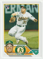 Conner Capel RC - Oakland Athletics (MLB Baseball Card) 2023 Topps # 418 Mint