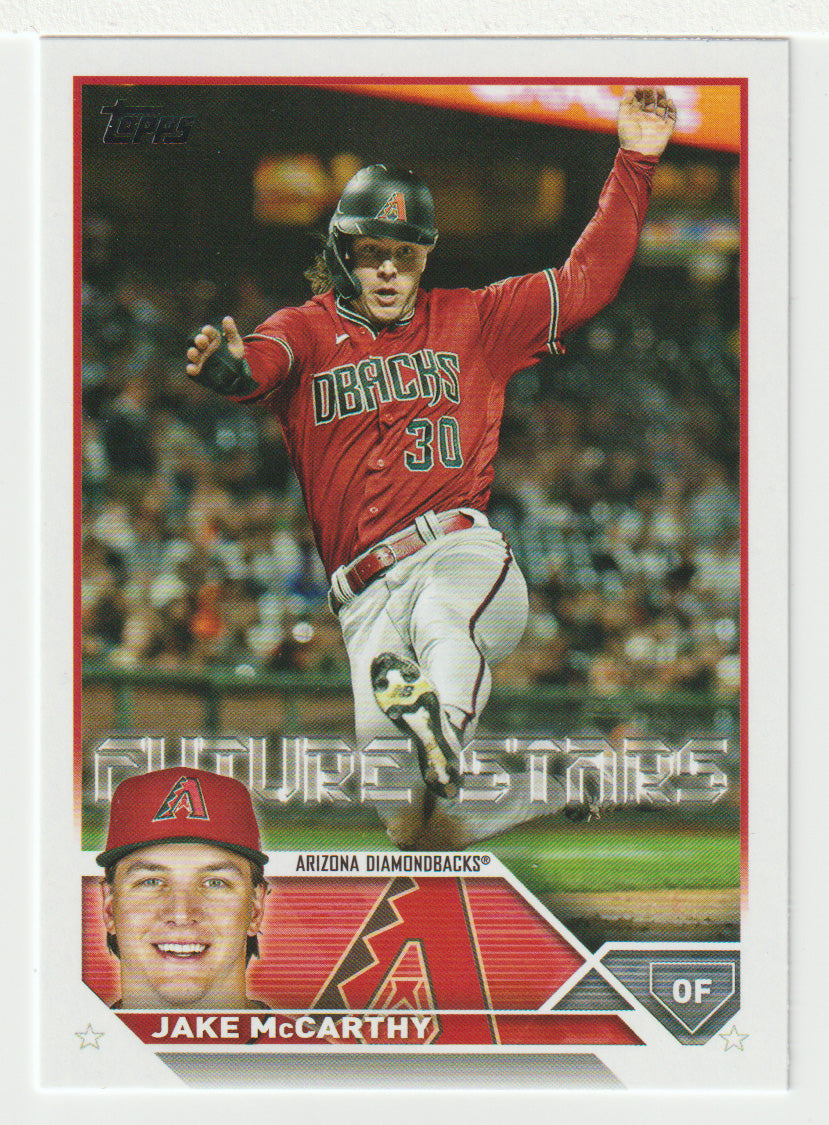Jake McCarthy - Arizona Diamondbacks - Future Stars (MLB Baseball Card) 2023 Topps # 422 Mint