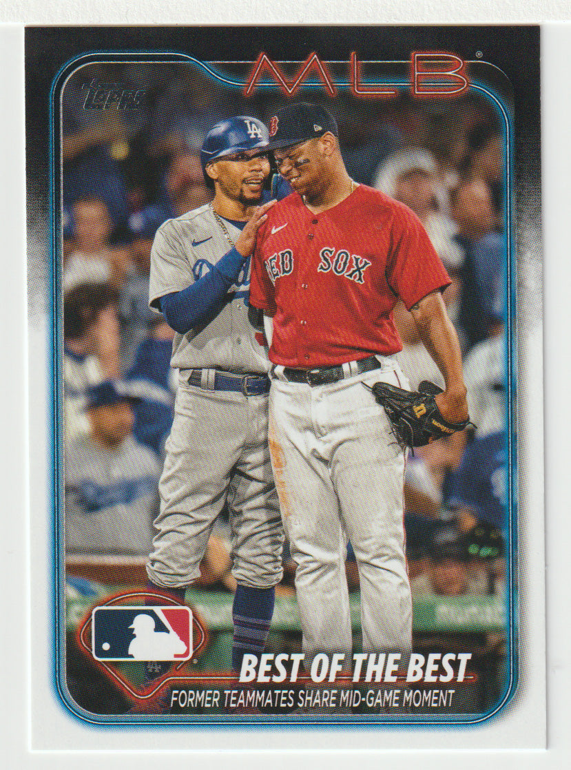 Mookie Betts - Rafael Devers - Best of the Best (MLB Baseball Card) 2024 Topps # 424 Mint