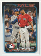 Mookie Betts - Rafael Devers - Best of the Best (MLB Baseball Card) 2024 Topps # 424 Mint