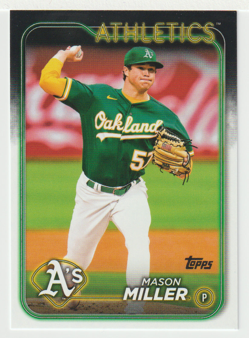 Mason Miller - Oakland Athletics (MLB Baseball Card) 2024 Topps # 427 Mint