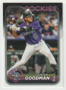 Hunter Goodman RC - Colorado Rockies (MLB Baseball Card) 2024 Topps # 432 Mint