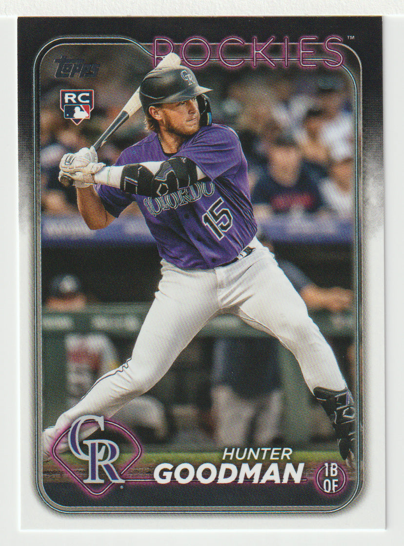 Hunter Goodman RC - Colorado Rockies (MLB Baseball Card) 2024 Topps # 432 Mint