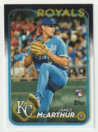 James McArthur RC - Kansas City Royals (MLB Baseball Card) 2024 Topps # 434 Mint