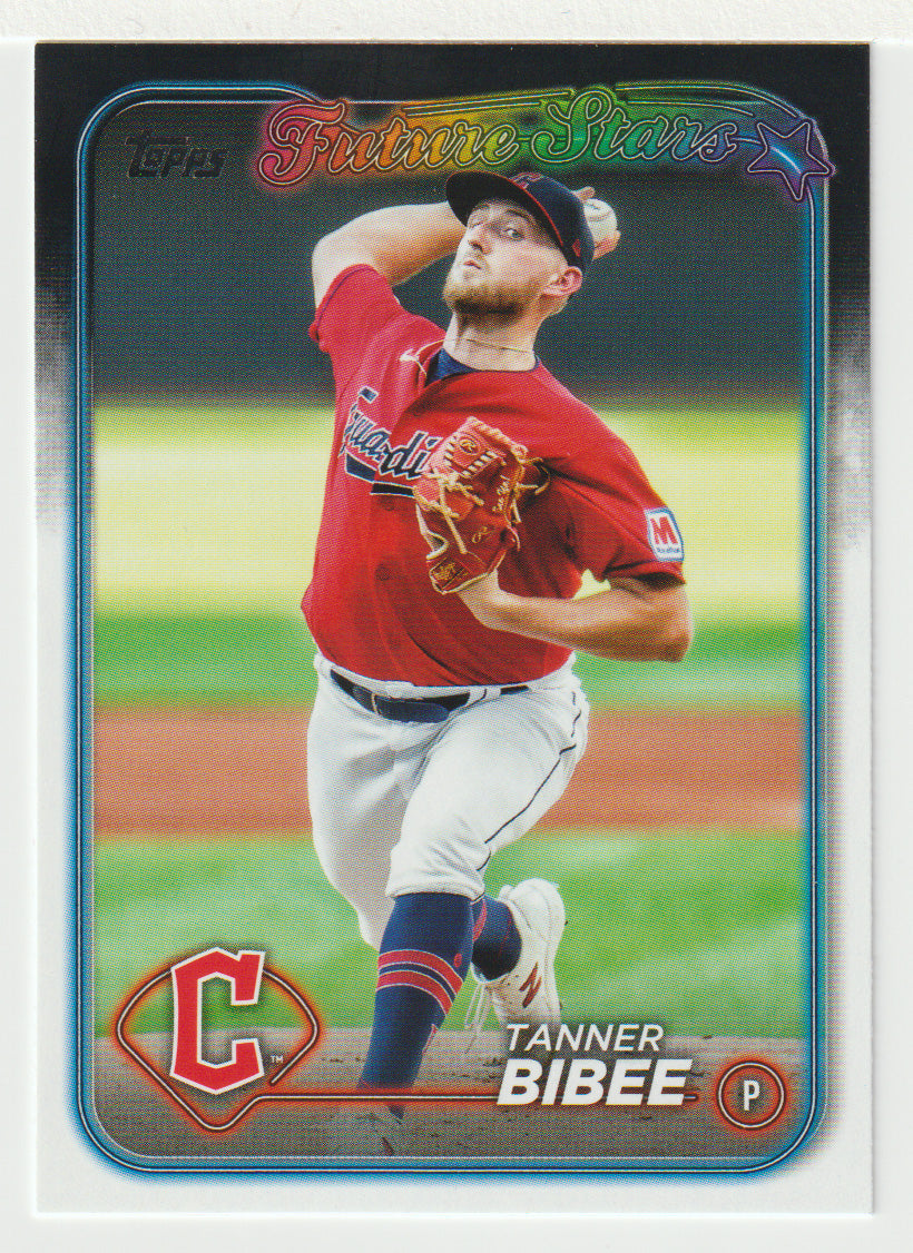 Tanner Bibee - Cleveland Guardians - Future Stars (MLB Baseball Card) 2024 Topps # 437 Mint