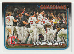 Cleveland Guardians Team Card (MLB Baseball Card) 2024 Topps # 439 Mint