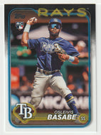 Osleivis Basabe RC - Tampa Bay Rays (MLB Baseball Card) 2024 Topps # 440 Mint