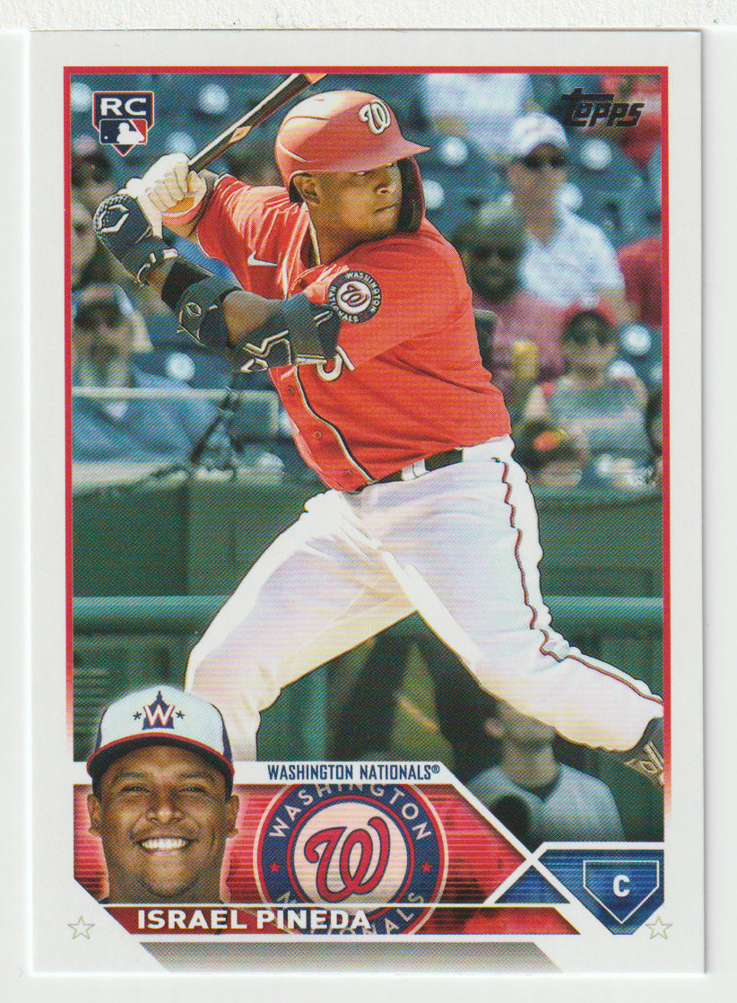 Israel Pineda RC - Washington Nationals (MLB Baseball Card) 2023 Topps # 447 Mint