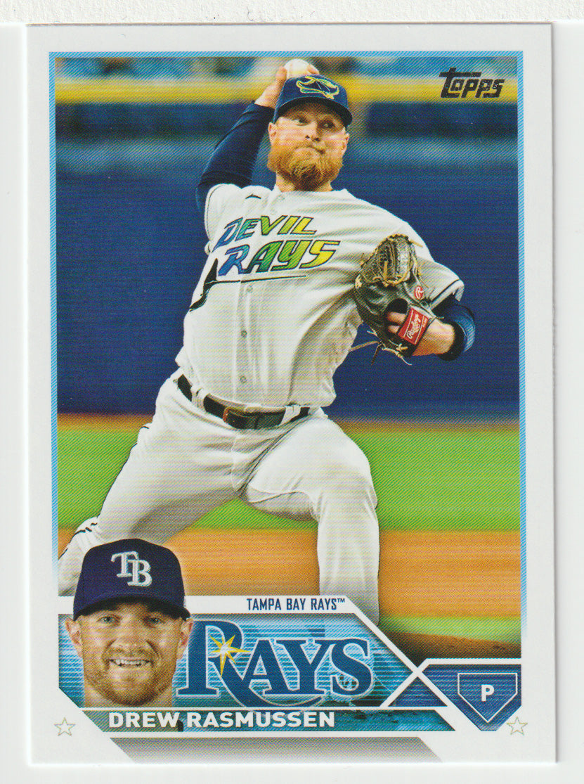 Drew Rasmussen - Tampa Bay Rays (MLB Baseball Card) 2023 Topps # 449 Mint