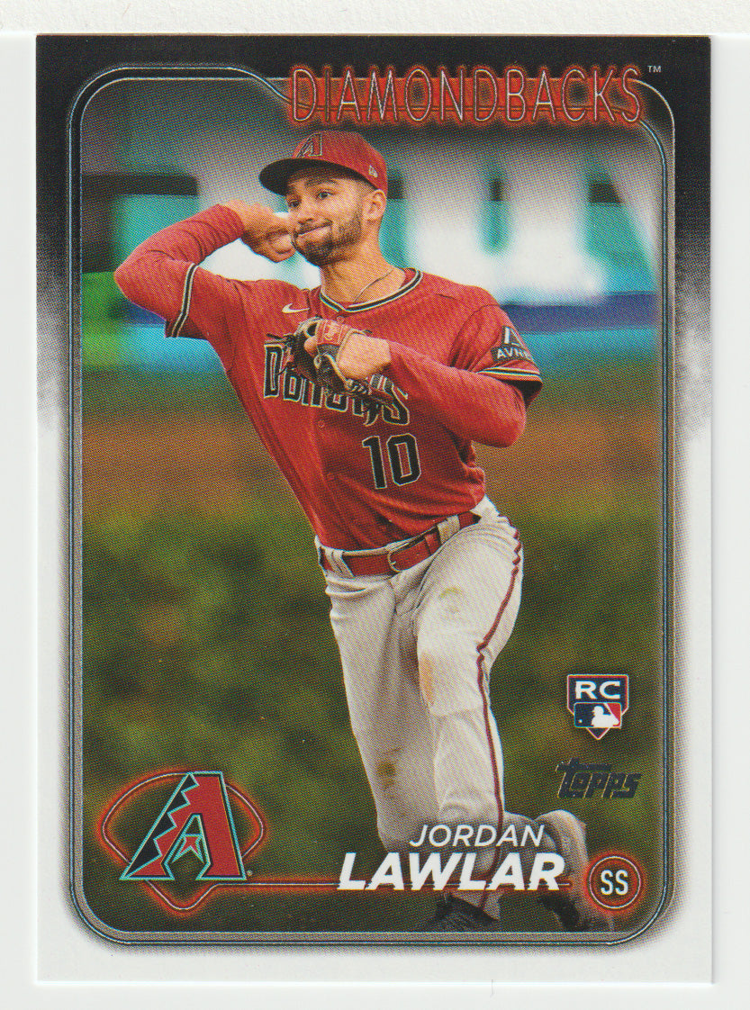 Jordan Lawlar RC - Arizona Diamondbacks (MLB Baseball Card) 2024 Topps # 451 Mint