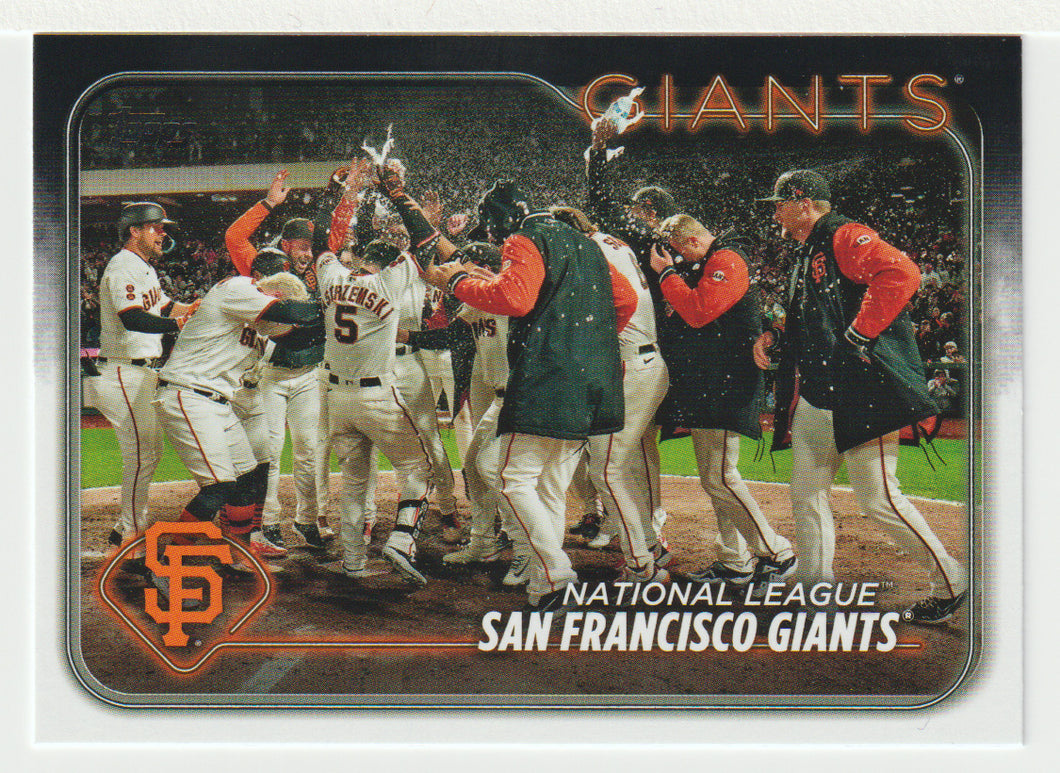 San Francisco Giants Team Card (MLB Baseball Card) 2024 Topps # 453 Mint