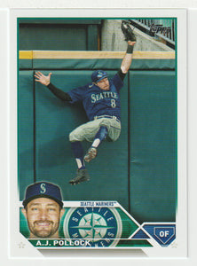 A.J. Pollock - Seattle Mariners (MLB Baseball Card) 2023 Topps # 454 Mint