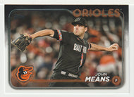 John Means - Baltimore Orioles (MLB Baseball Card) 2024 Topps # 457 Mint